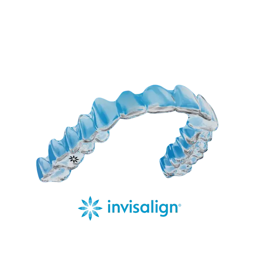 Invisalign logo and clear aligners treatment system