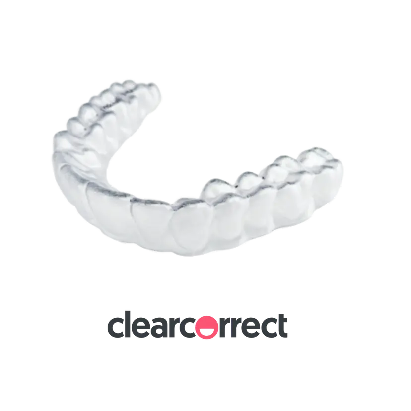 ClearCorrect logo and clear aligner treatment system